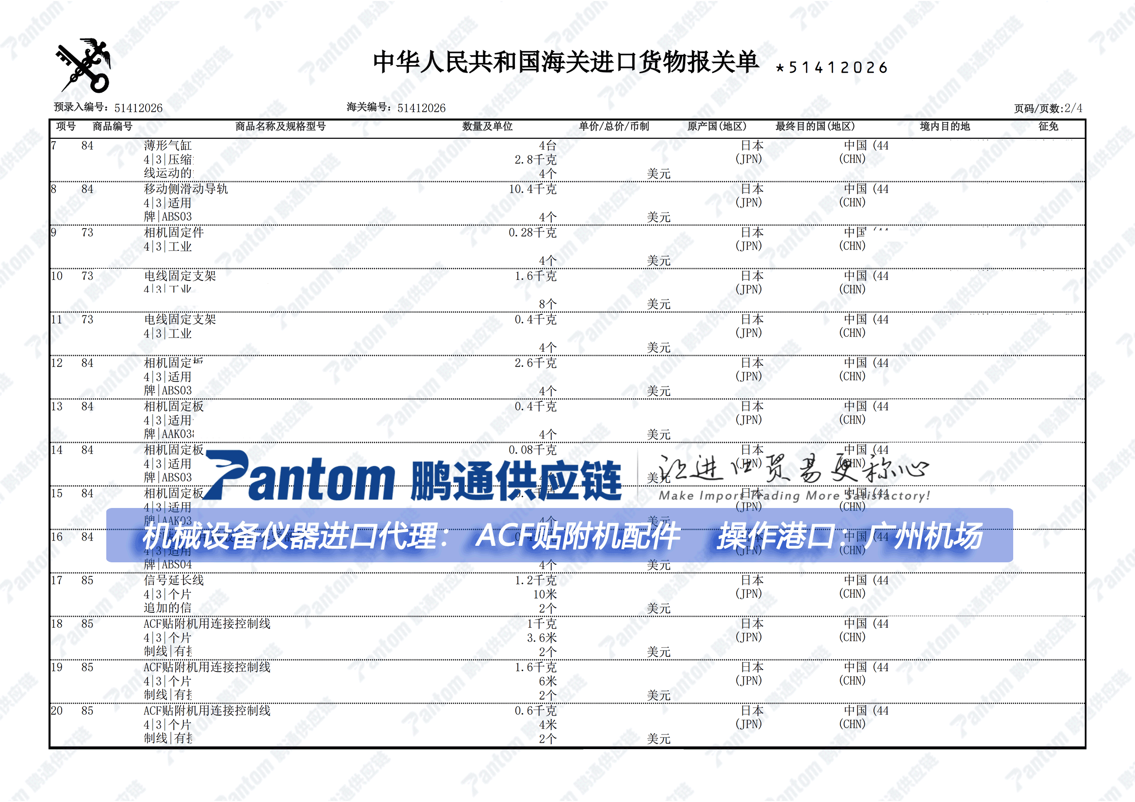设备进口代理 设备进口代理